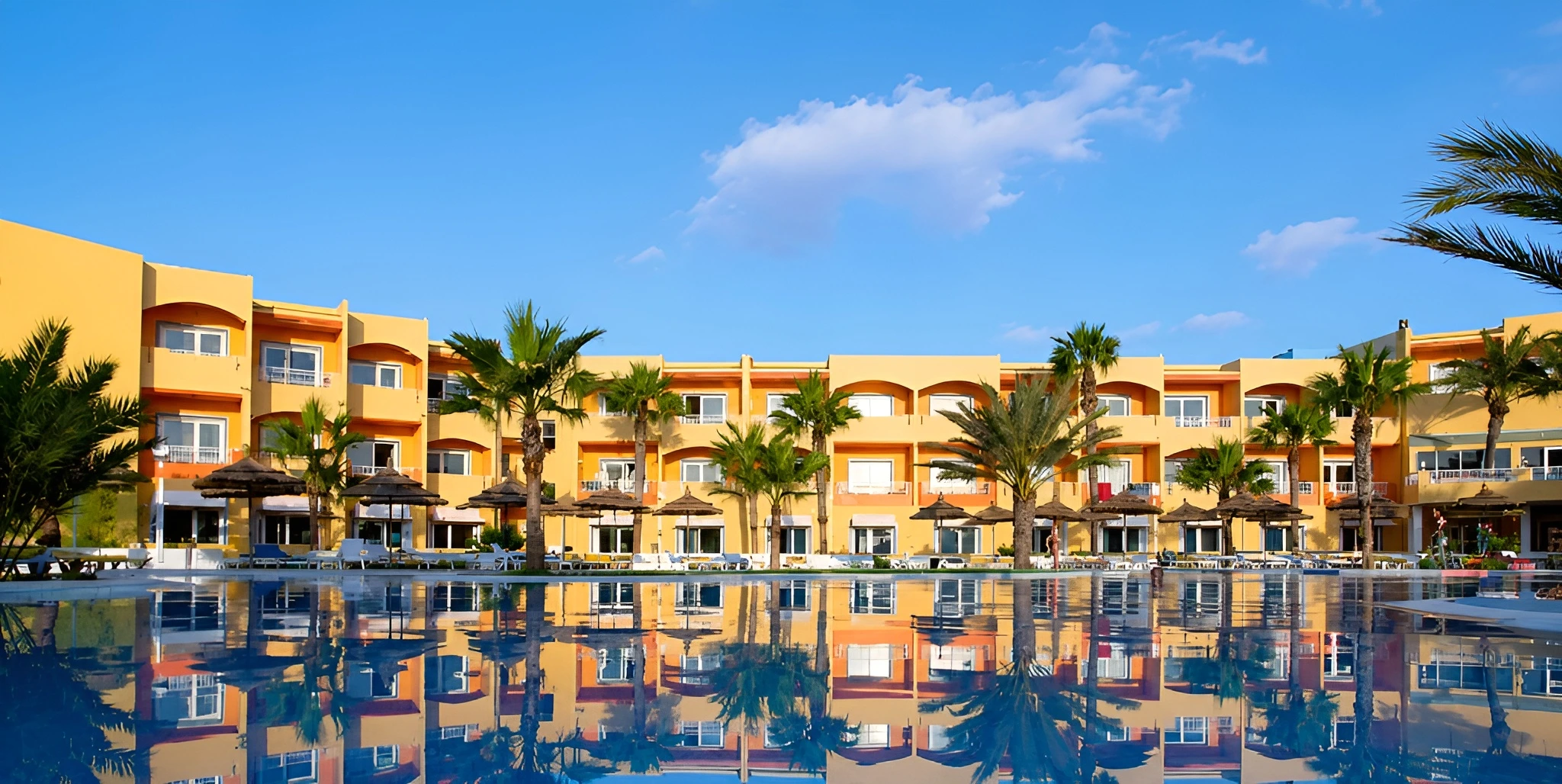 Vue extérieure Hôtel Caribbean World Djerba, 12 000 m² construits