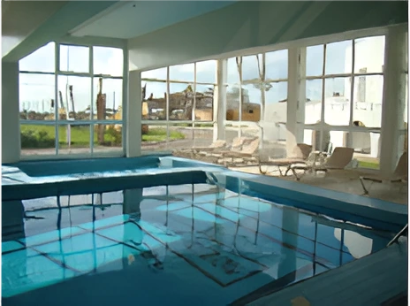 Travaux piscine couverte, Hôtel Nozha Beach 1998